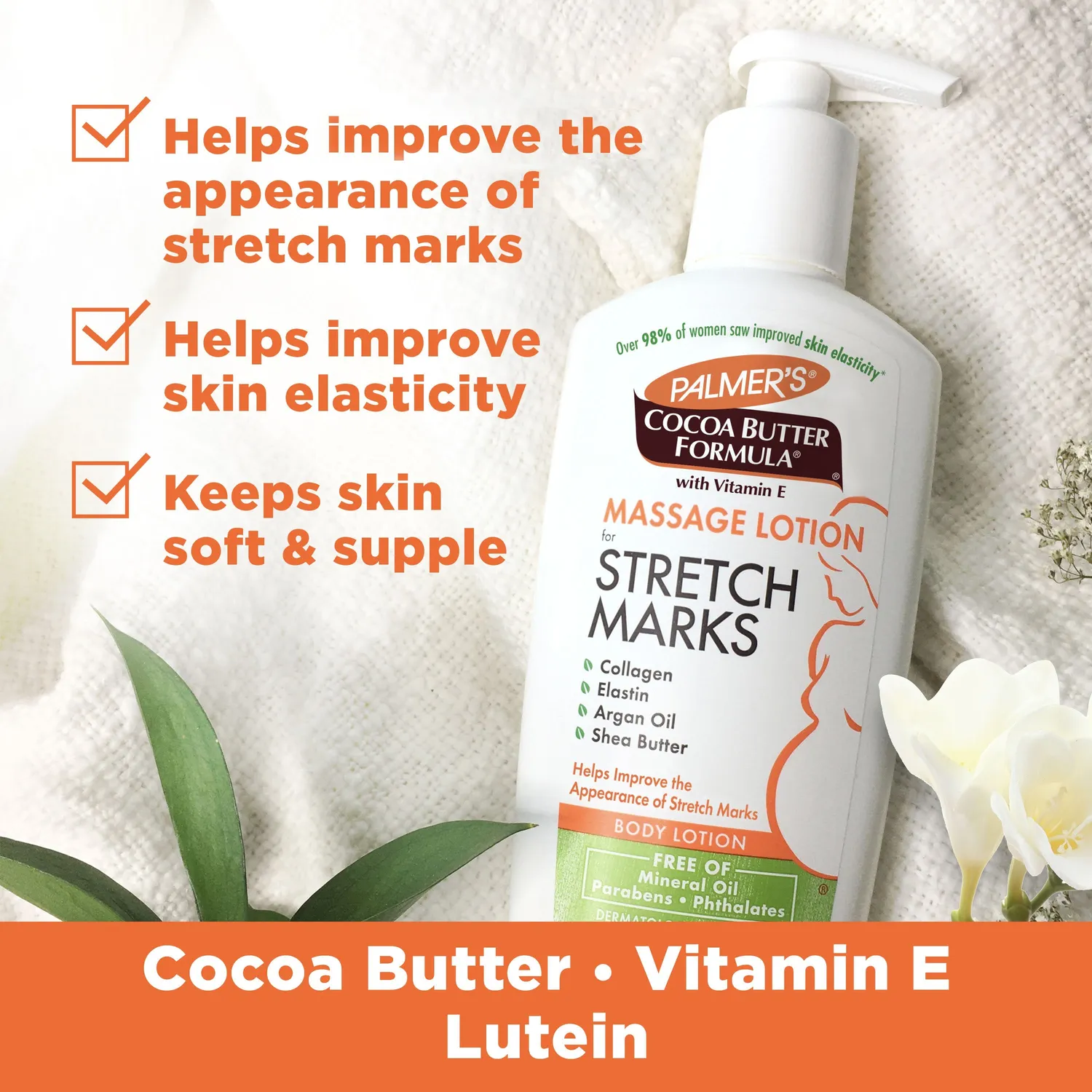 Palmer's Cocoa Butter Massage Lotion 8.5 fl oz striae