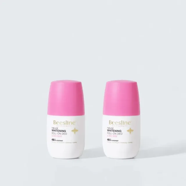 Beesline Whitening Elder Rose deo roller bloemig 1+1