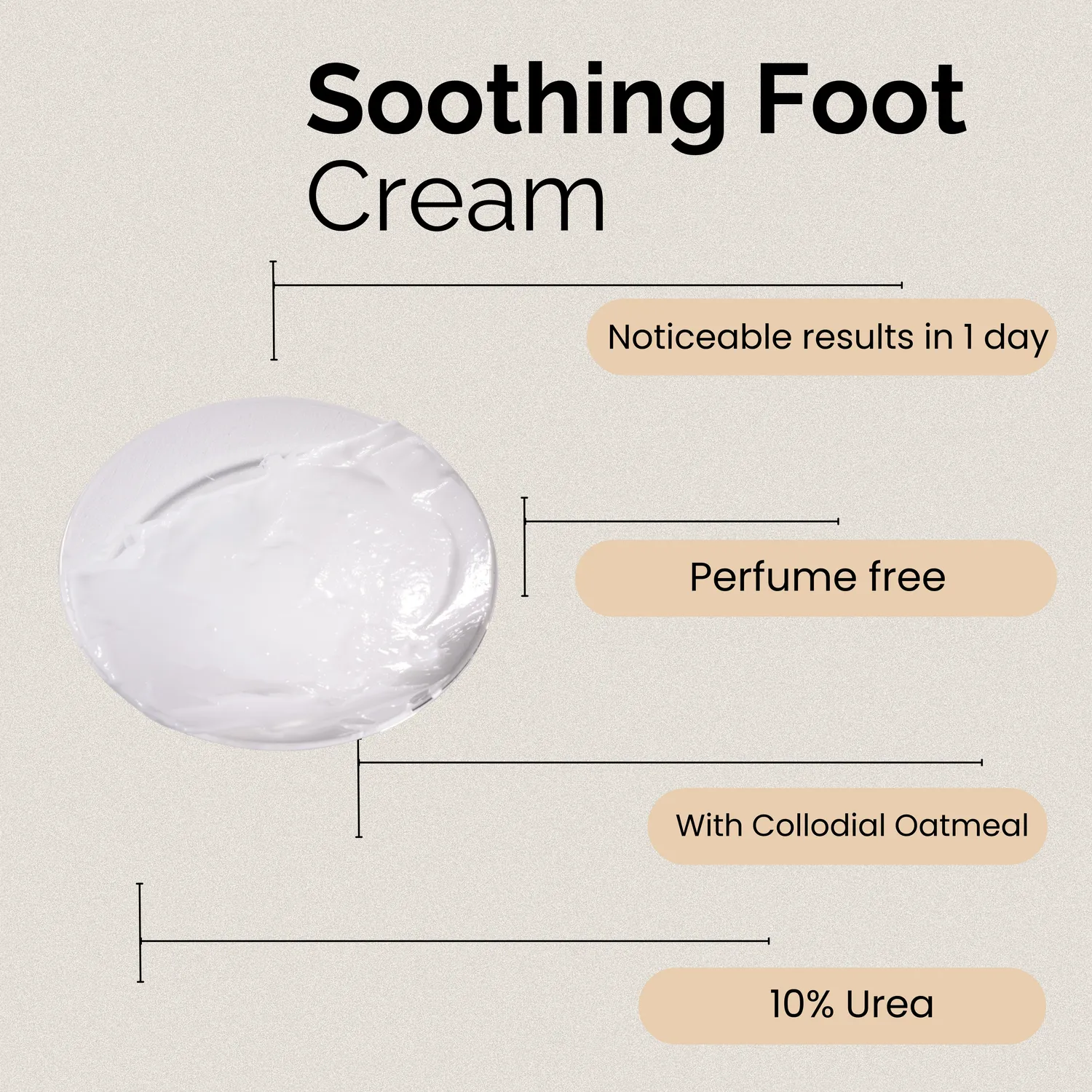 Dermatonics Natural Care Soothing voetcrème 70ml haver