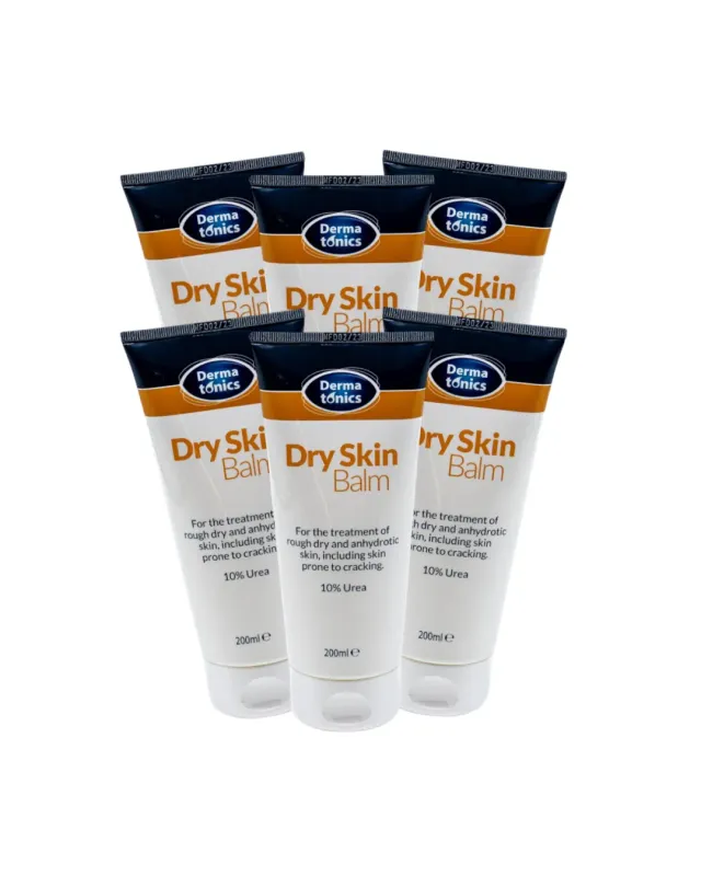 Dermatonics Dry Skin Balm voetbalsem 200ml set van 6 voor droge huid