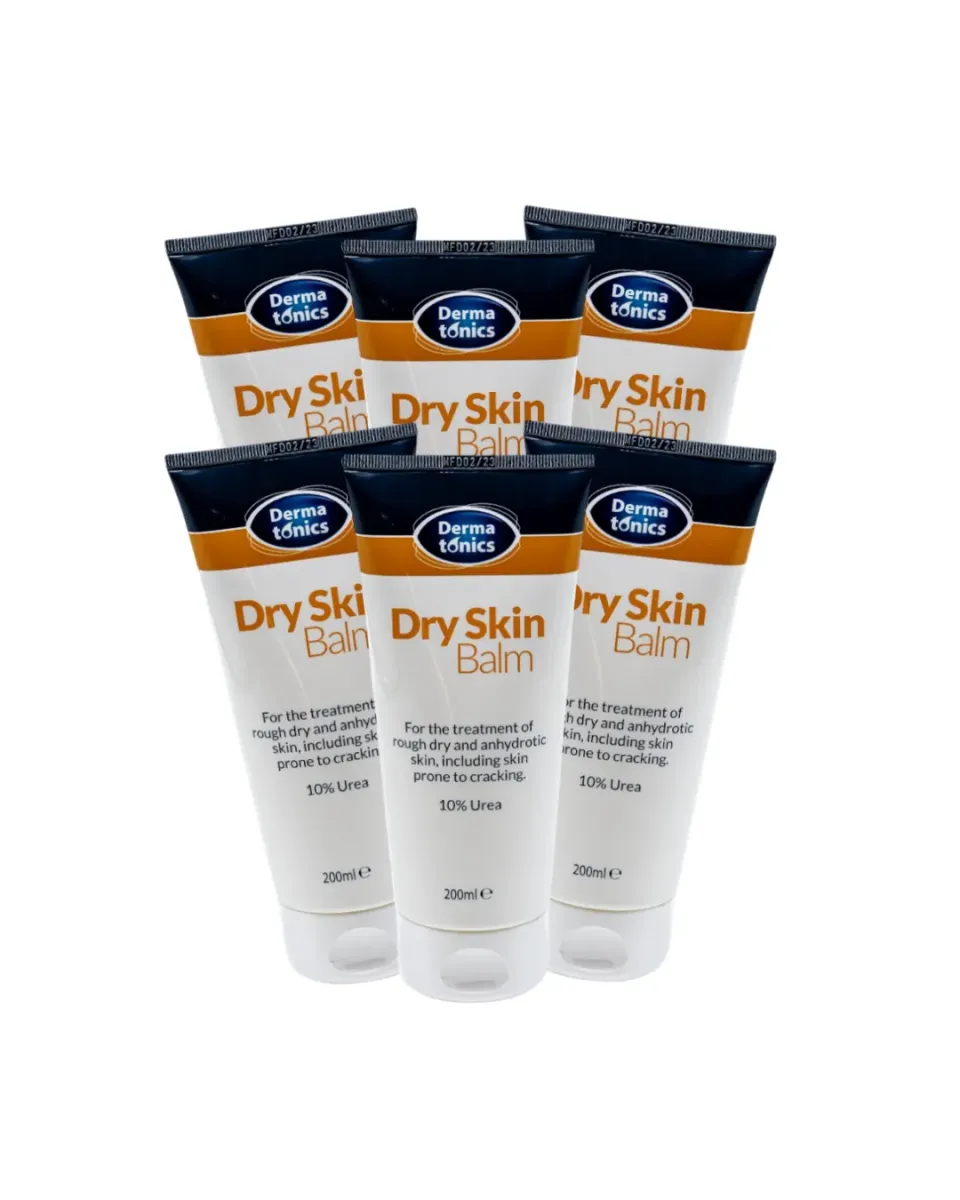 Dermatonics Dry Skin Balm voetbalsem 200ml set van 6 voor droge huid