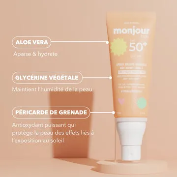 Monjour Invisible zonnebrandspray SPF50+ 100ml gevoelige huid