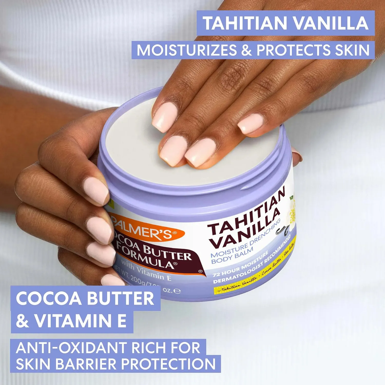 Palmer's Tahitian Vanilla bodybalm vanille droge huid