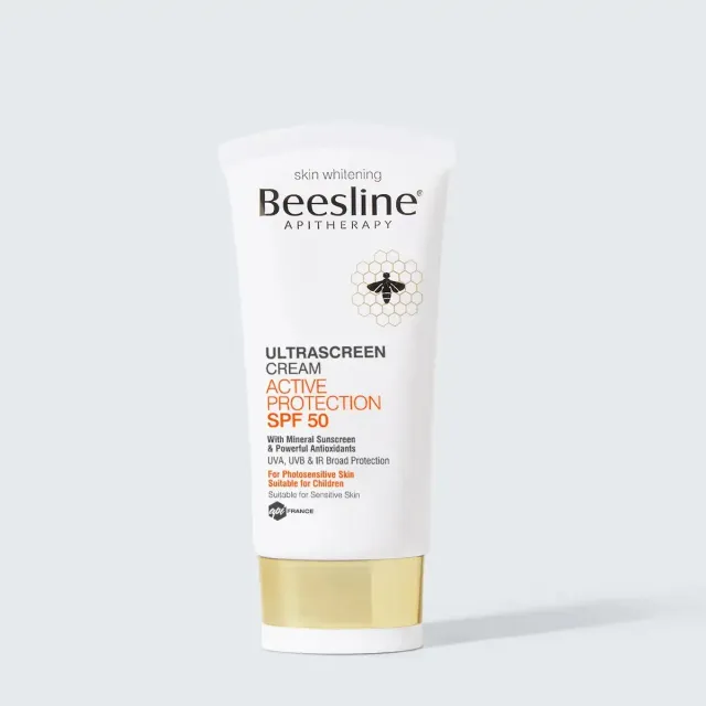 Beesline Ultrascreen Active SPF50 zonnebrand mineraal