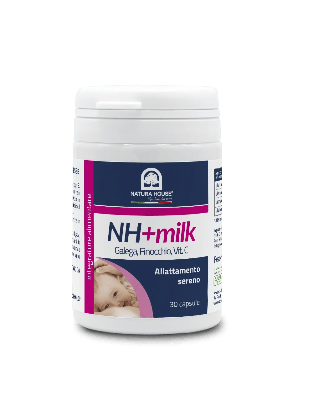 Natura House +Milk Peaceful Breastfeeding capsules 30 stuks borstvoeding
