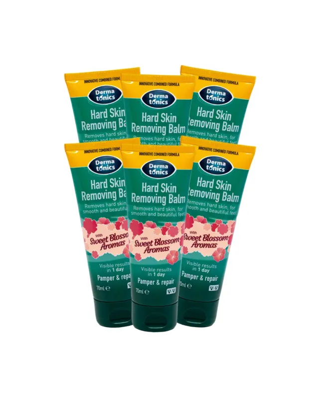 Dermatonics Hard Skin Balsem Eelt 6x70ml Voetcrème