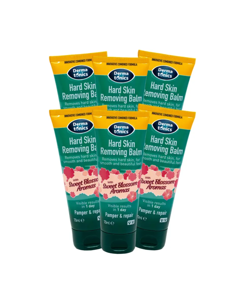 Dermatonics Hard Skin Balsem Eelt 6x70ml Voetcrème