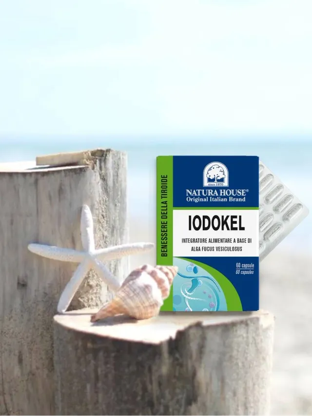 Natura House Iodokel jodiumcapsules 60x400mg zee-eik schildklier