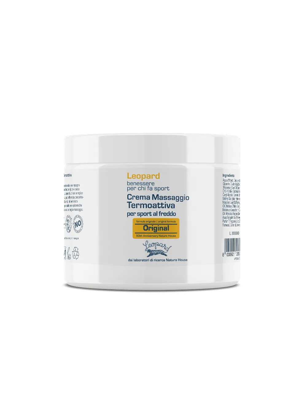Natura House Leopard Thermoactive massagecrème 100ml verwarmend