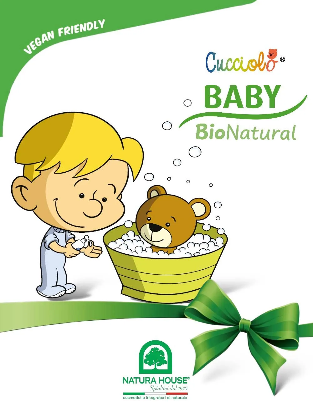Natura House Cucciolo Baby Bio wasgel 2-in-1 300ml traanvrij