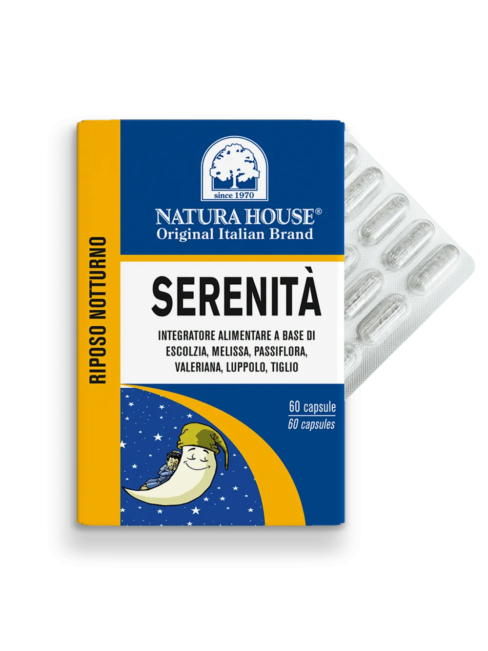Natura House Serenity capsules 60 stuks rustgevend