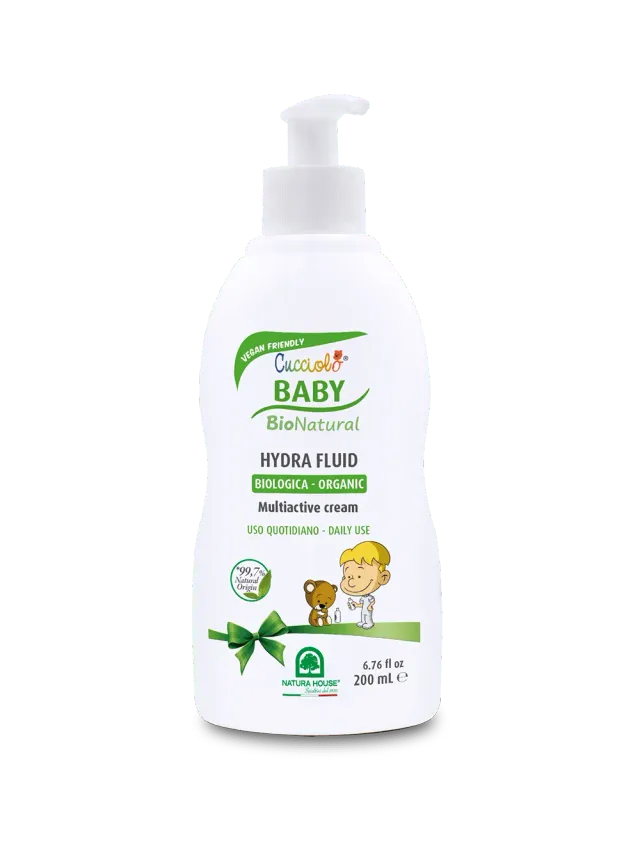 Cucciolo Baby Bio Natural hydra fluid crème 200ml mild