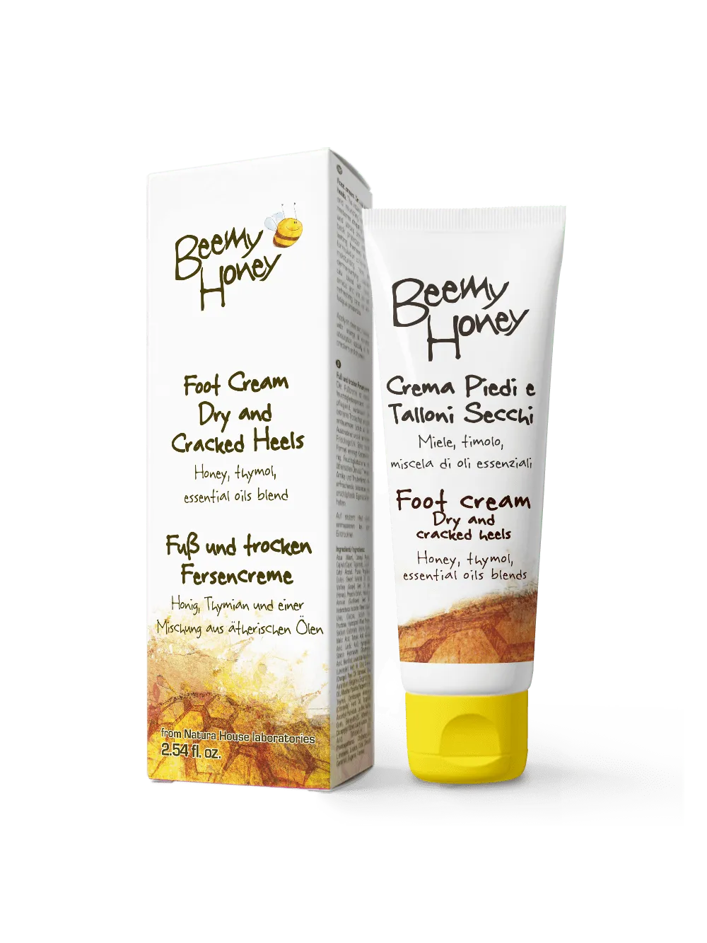 Natura House Beemy Honey voetcrème 75ml voor kloven