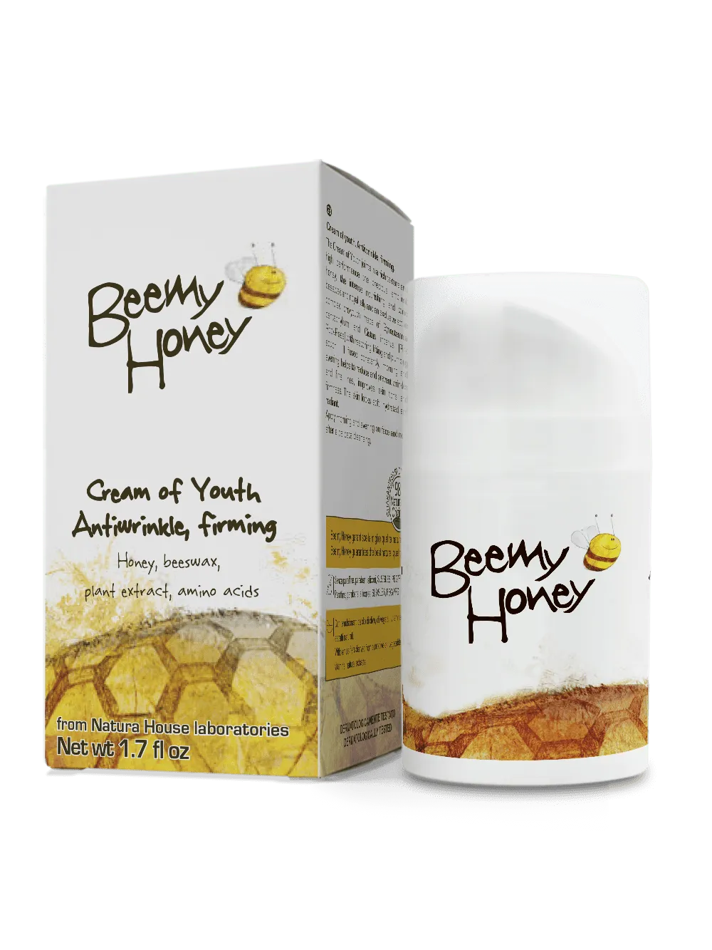 Natura House Beemy Honey gezichtscrème 50ml antirimpel