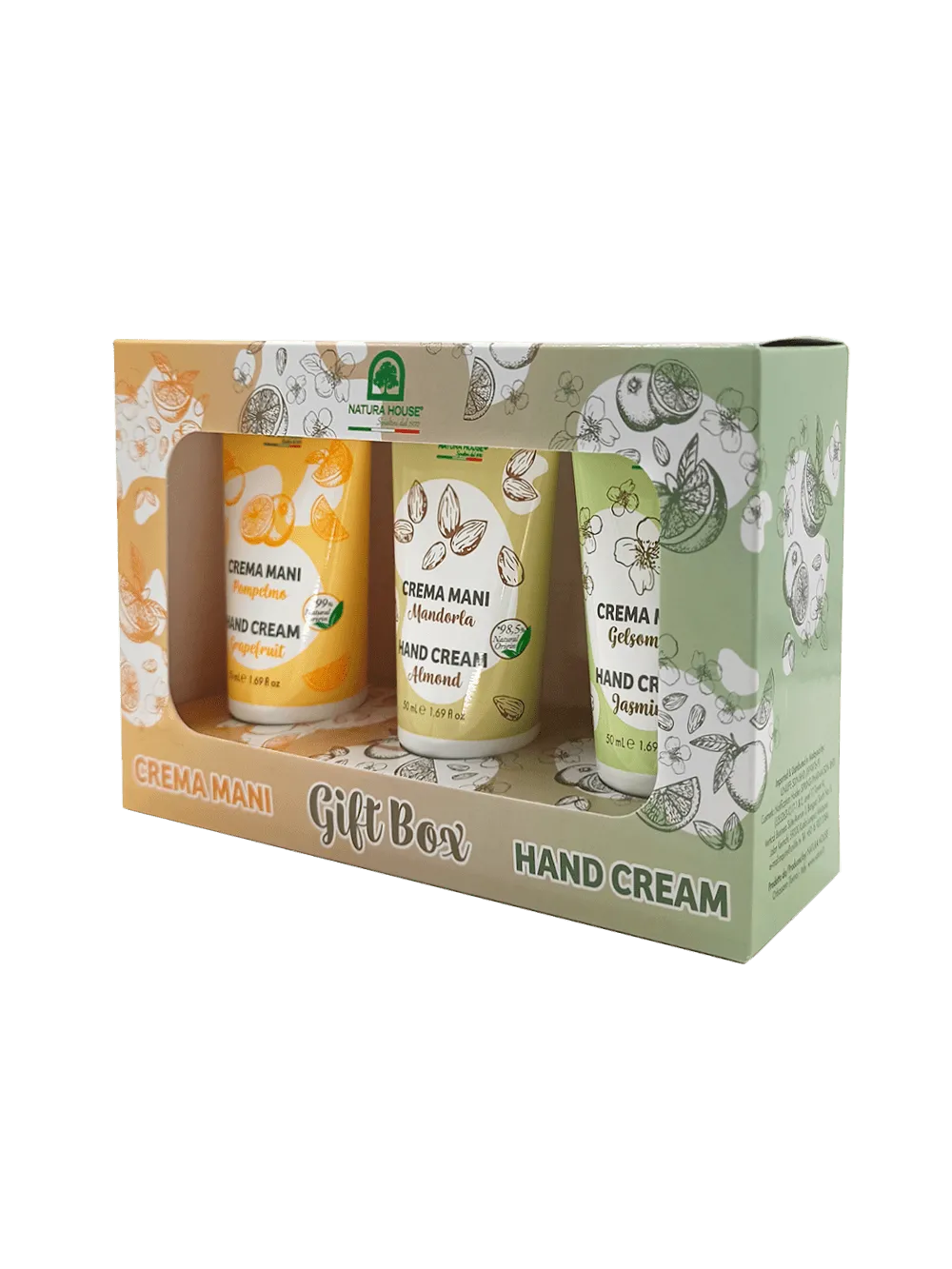 Natura House Gift Box Tris handcrème set 3x50ml voedend