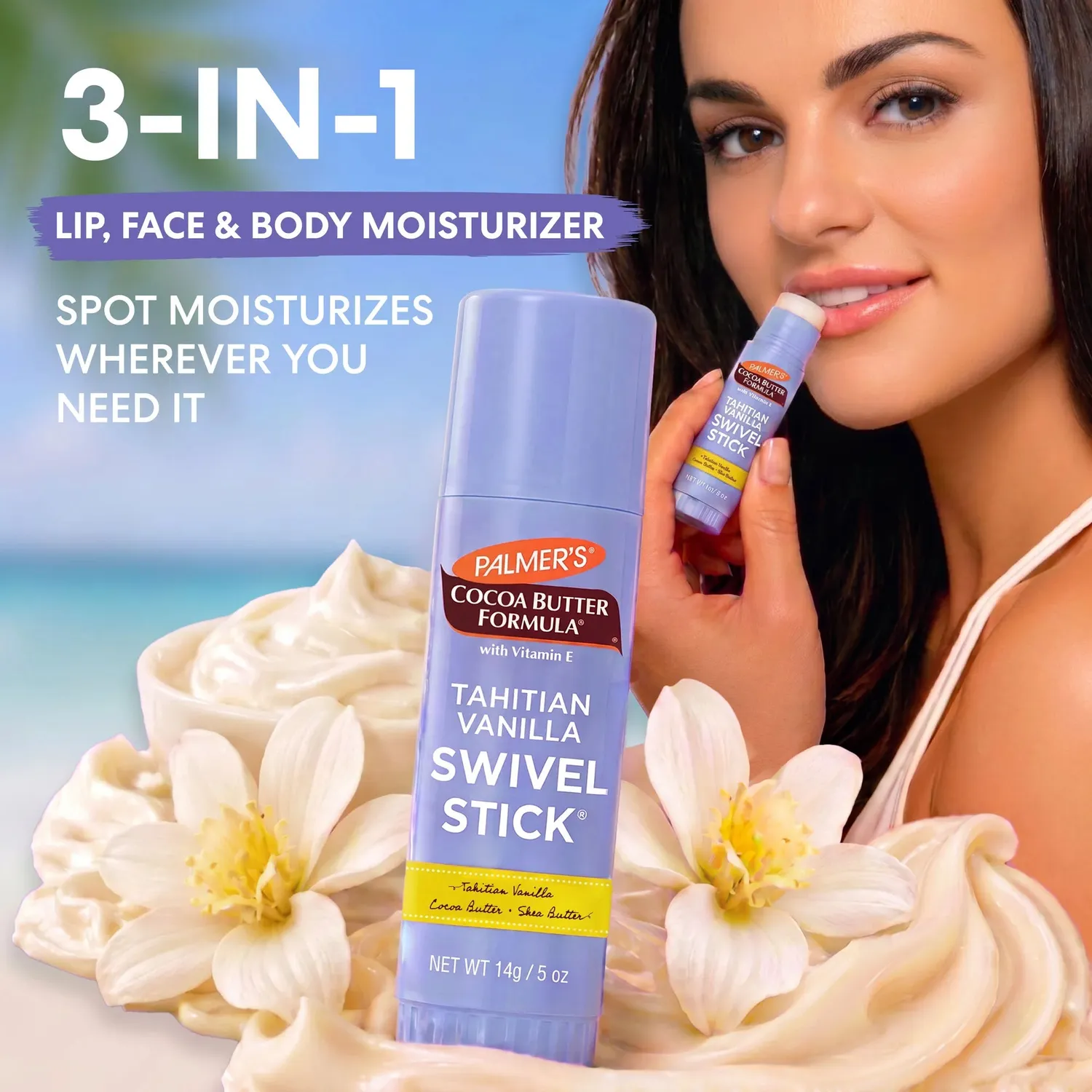 Palmer's Tahitian Vanilla Swivel Stick lippenbalsem vanille
