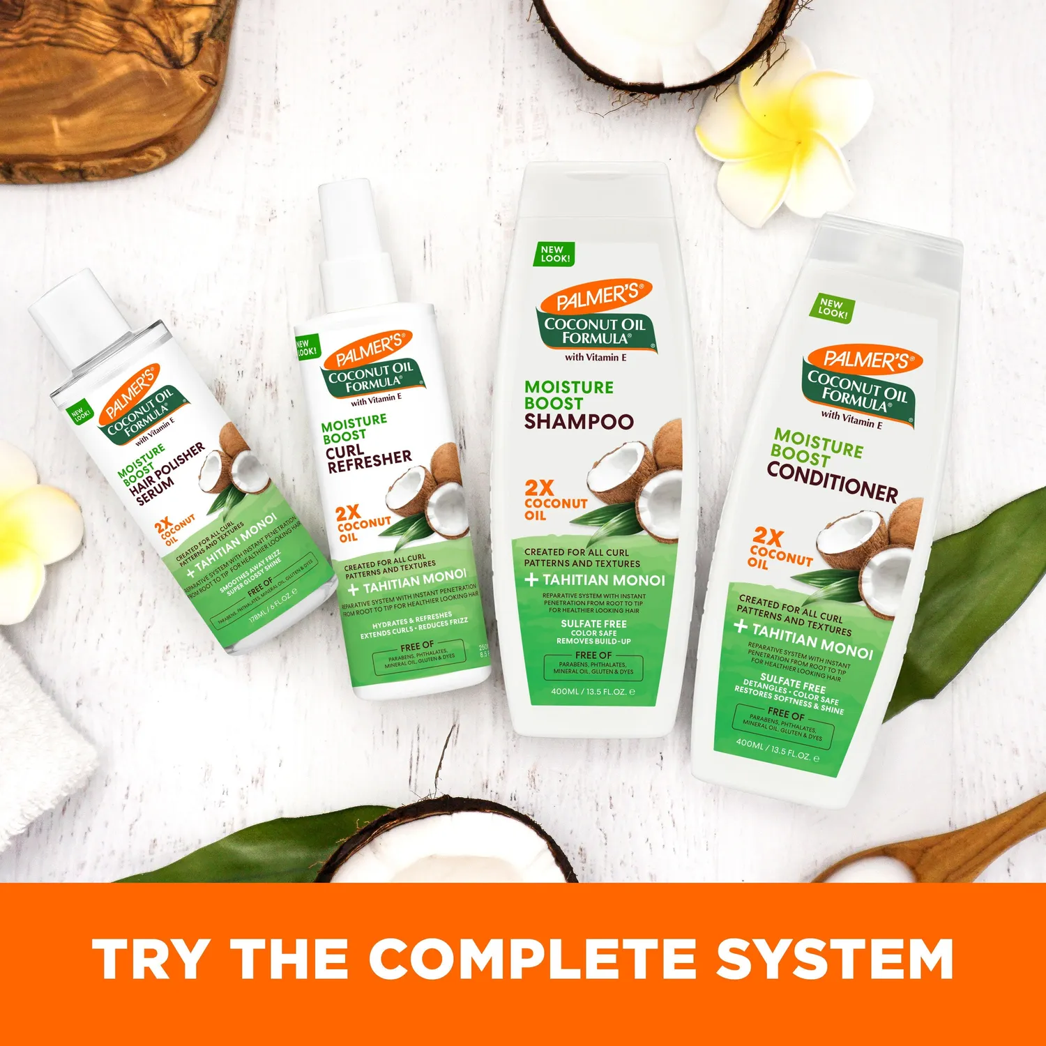 Palmer's Coconut Oil krullenspray 250 ml kokos droog haar