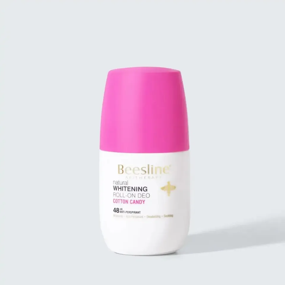 Beesline Whitening 48hr roll-on deodorant cotton candy zonder aluminium