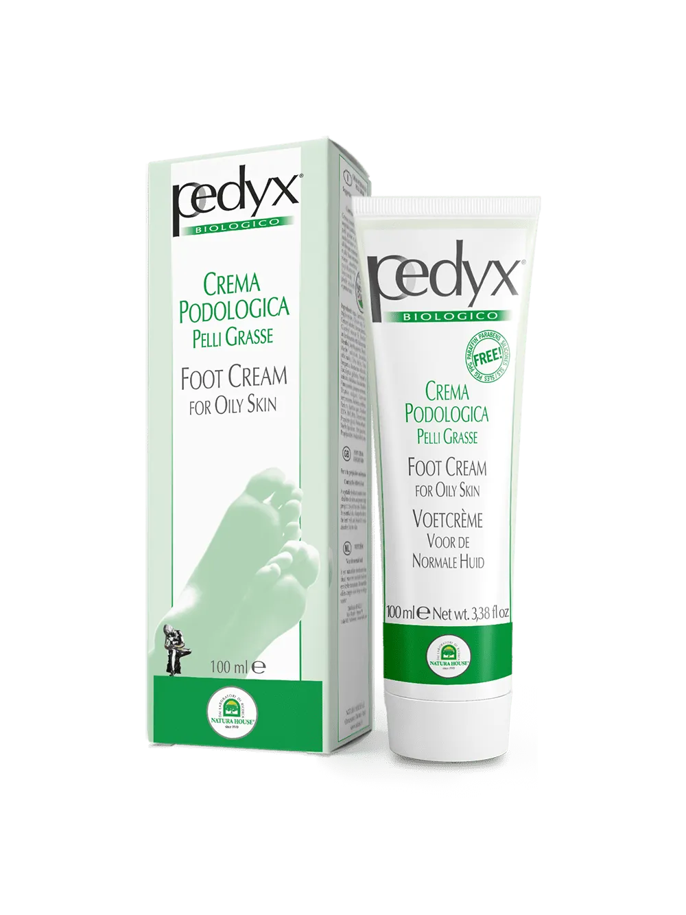 Natura House Pedyx voetcrème vette huid 100ml talk