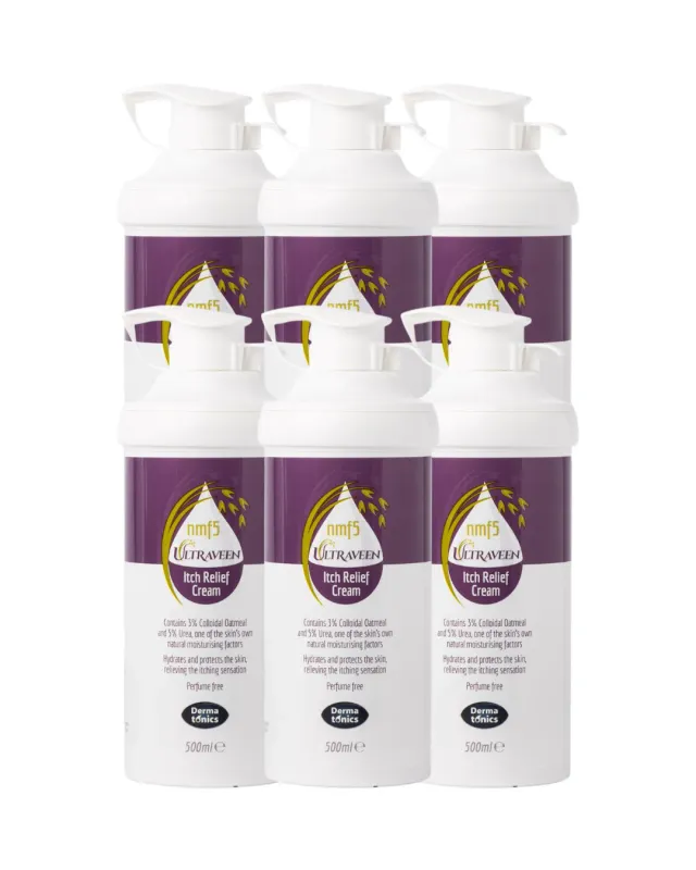 Dermatonics Ultraveen Itch Relief jeukcrème 6x500ml droge huid