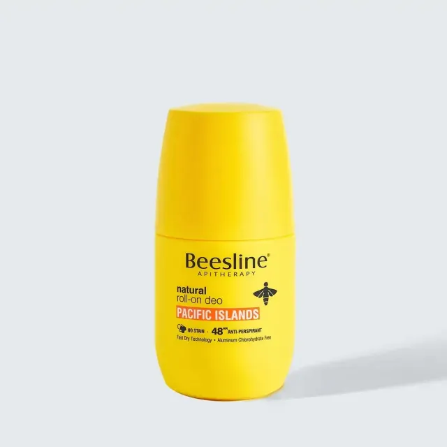 Beesline 48hr roll-on deodorant pacific islands vegan tropisch