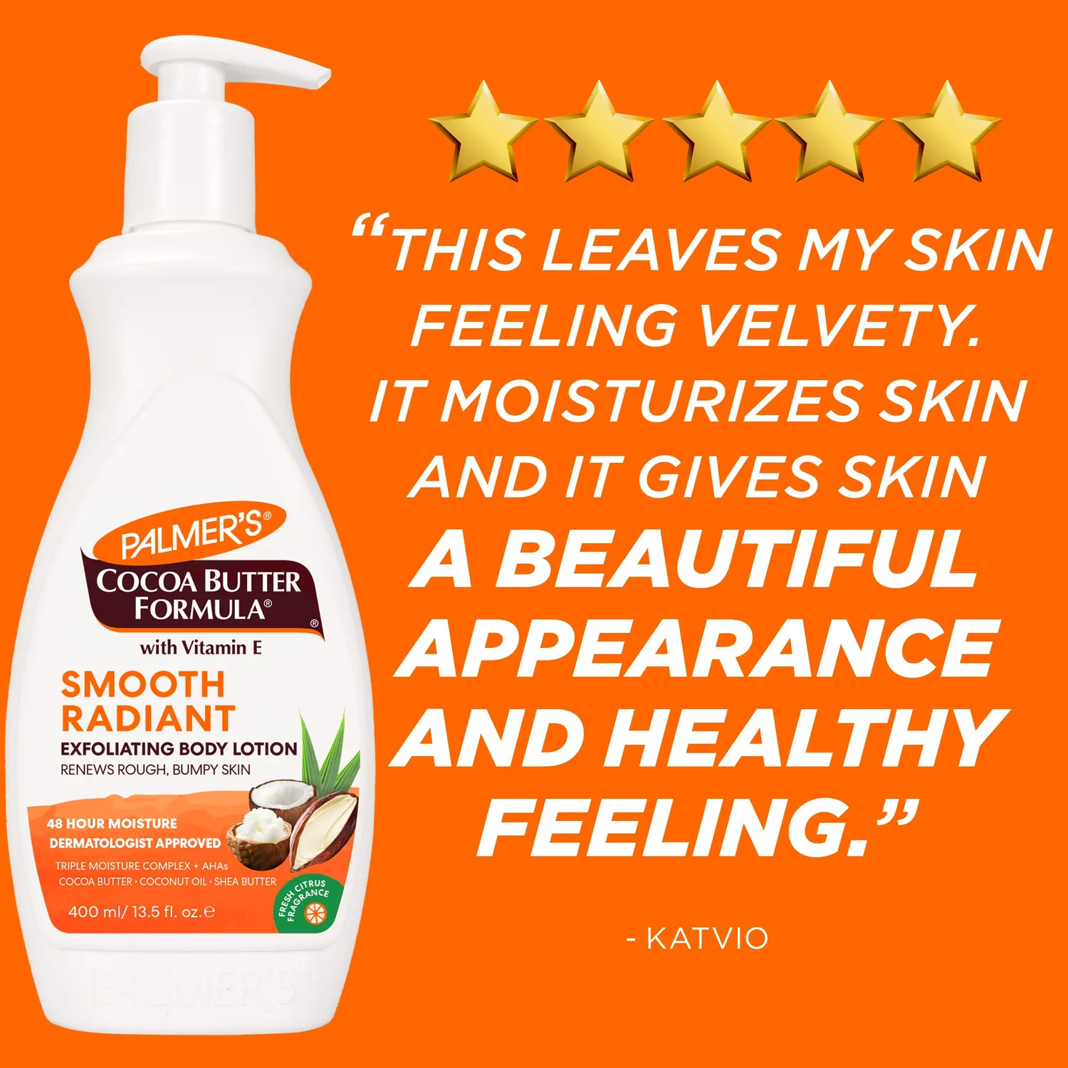 Palmer's Smooth Radiant Exfoliating Bodylotion 400 ml AHA