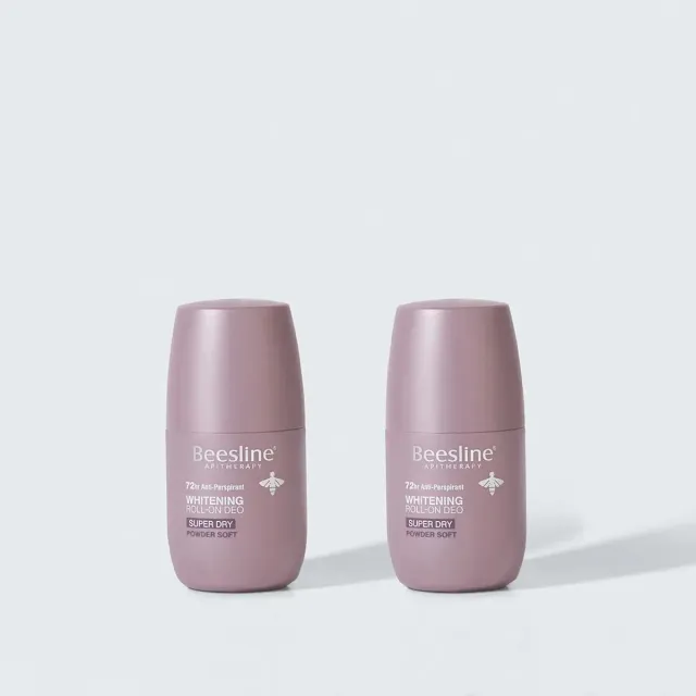 Beesline Super Dry Whitening Roll-on deo powder soft 1+1