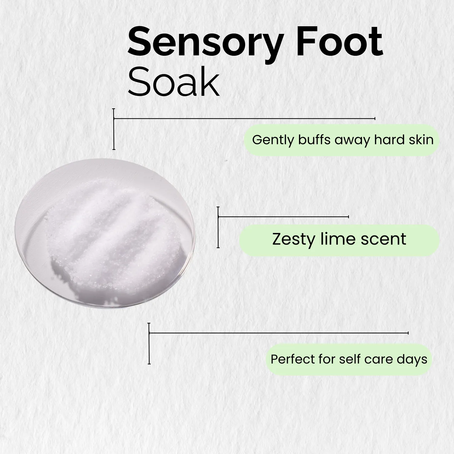 Dermatonics Sensi-Pedi Sensory Foot Soak voetenbad 6x350g limoen