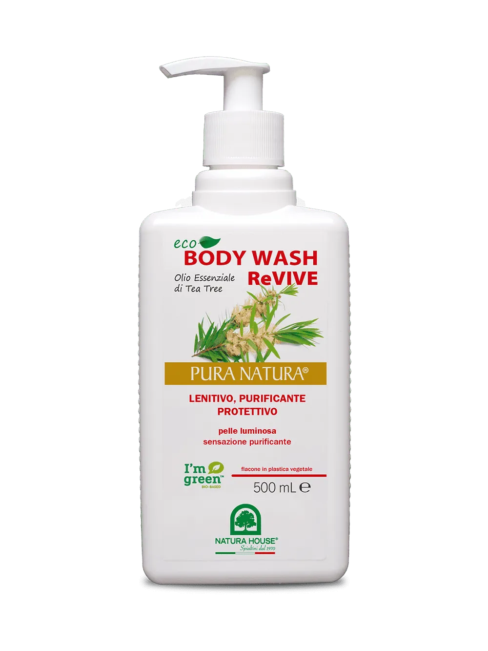 Natura House Eco Body Wash Revive douchegel 250ml tea tree