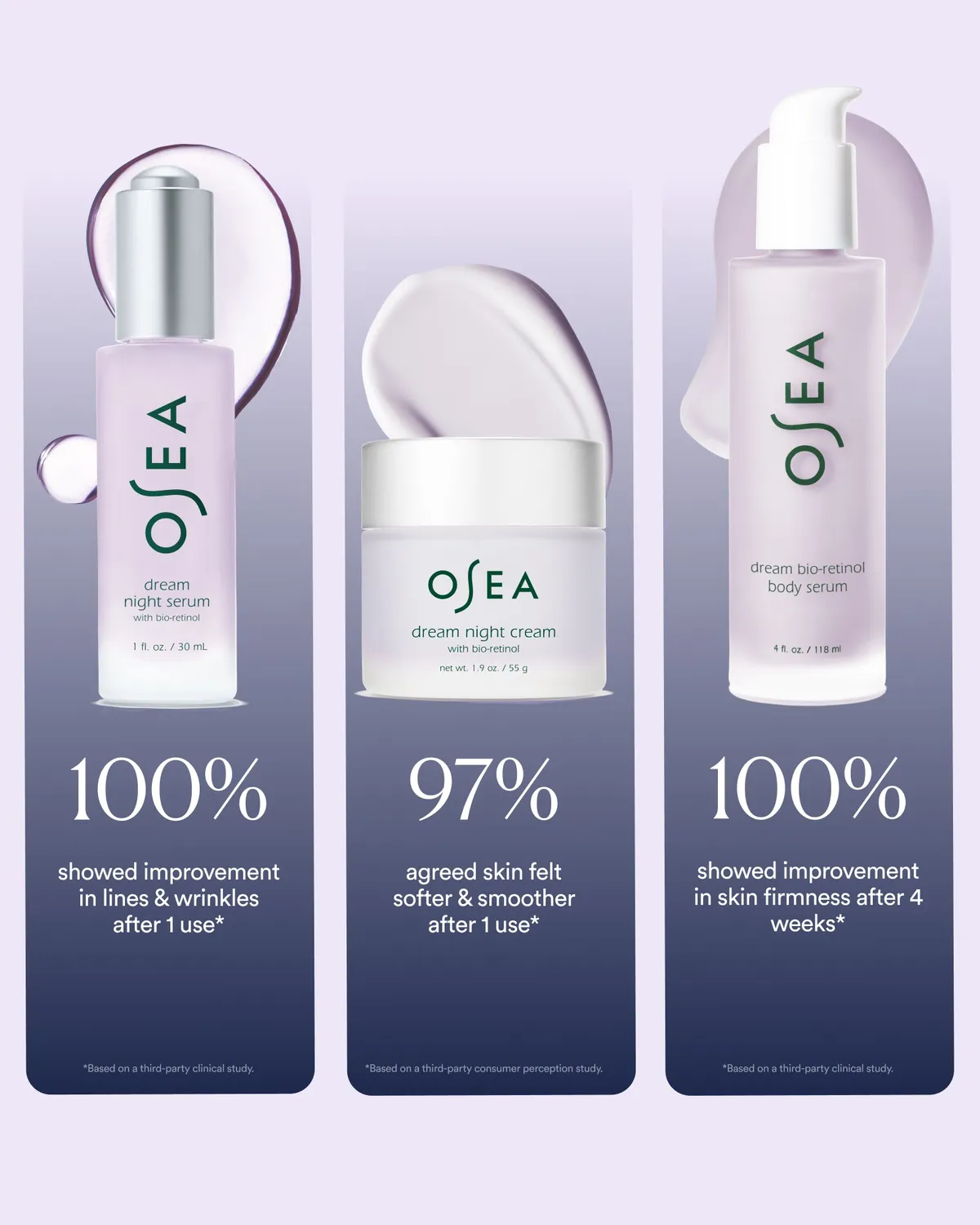 Osea Dream Bio-Retinol Trio gezichtsset verstevigend
