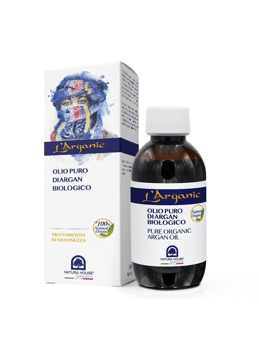 Natura House L’Arganic arganolie puur bio 10 ml voedend