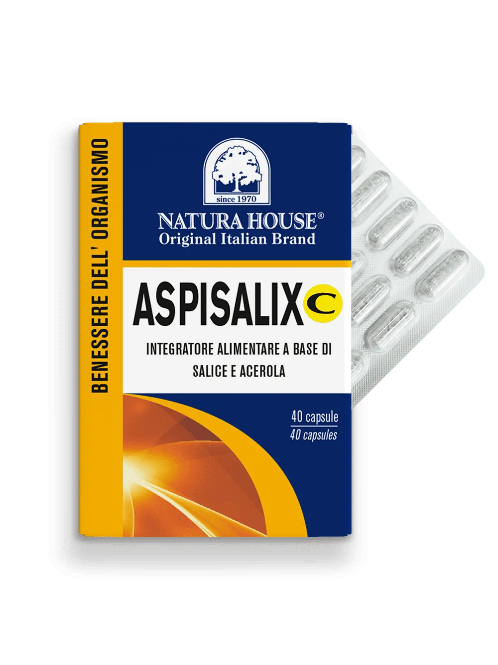 Natura House Aspisalix C Wilg Capsules 40 stuks met vitamine C