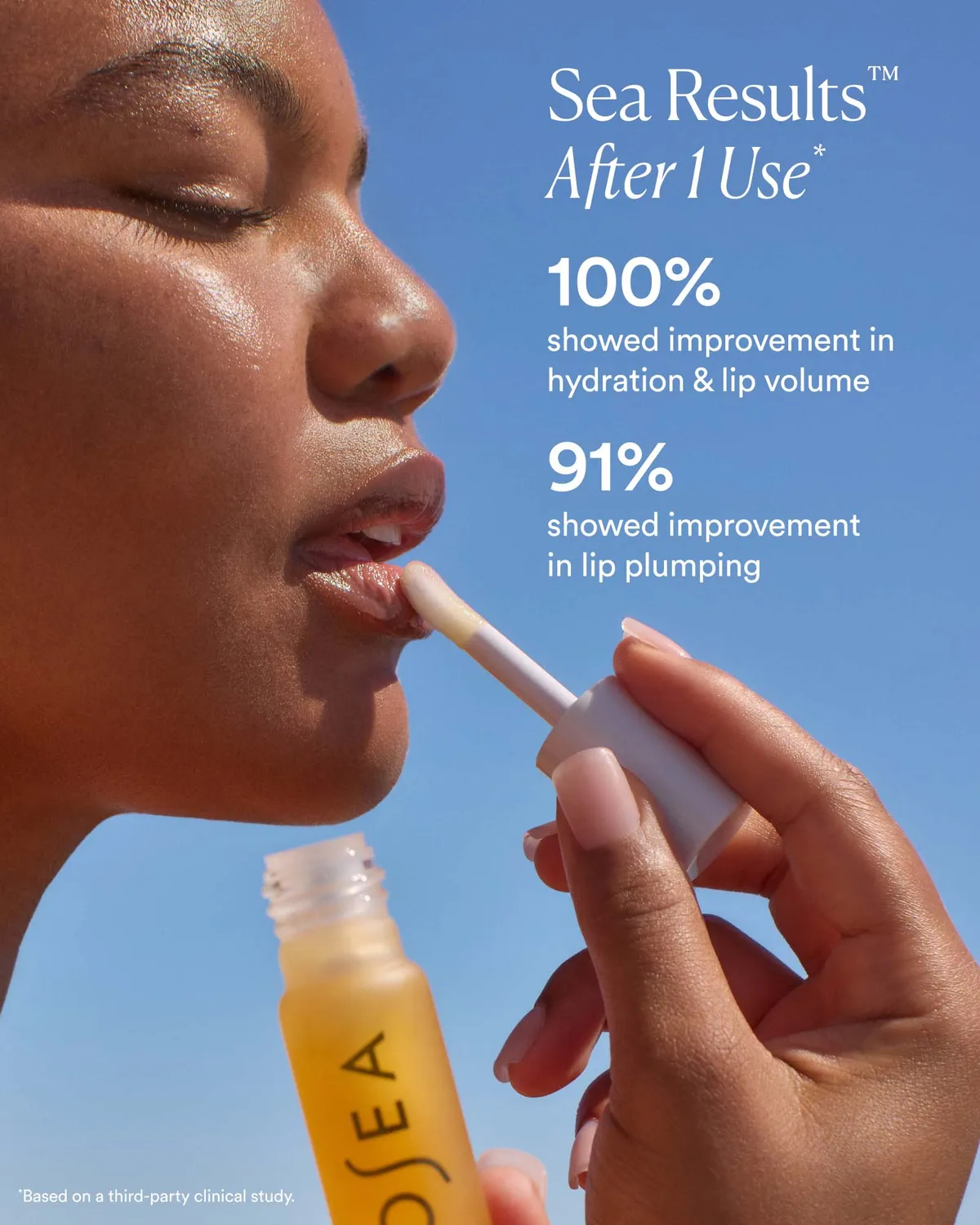 Osea Hyaluronic Lip Oil Booster lipolie 0.41 fl oz mango