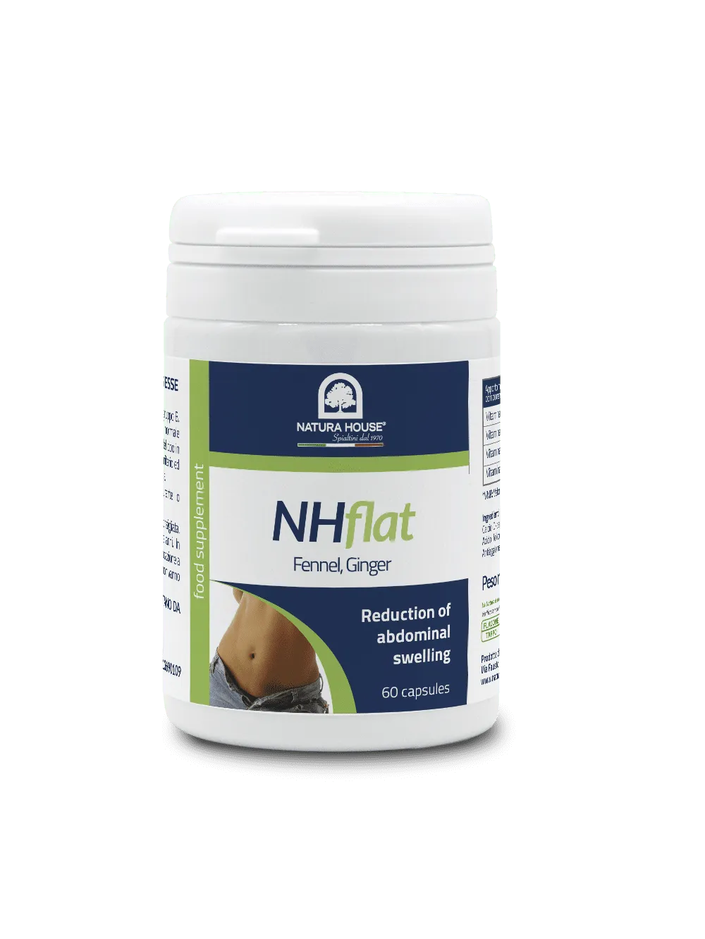 Natura House NH Flat Supplement 60 capsules ontzwellend