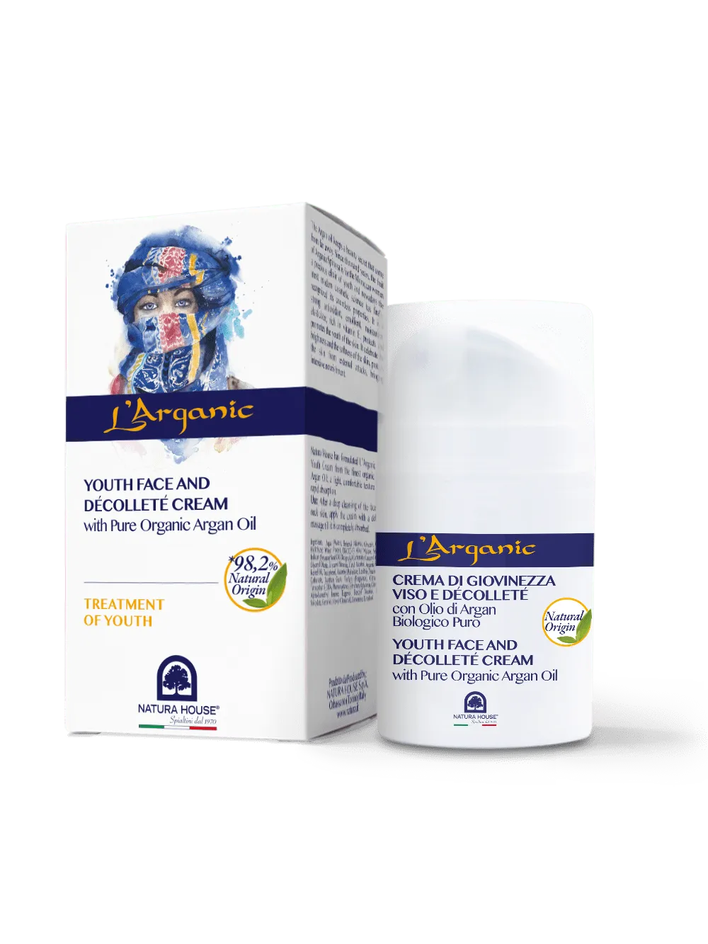 Natura House L’Arganic Youth Cream gezichtscrème 50ml argan