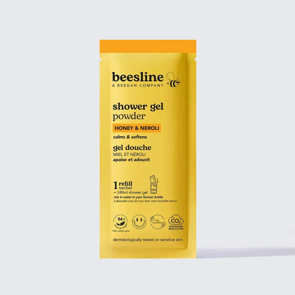 Beesline Honey Neroli douchegel poeder refill zacht