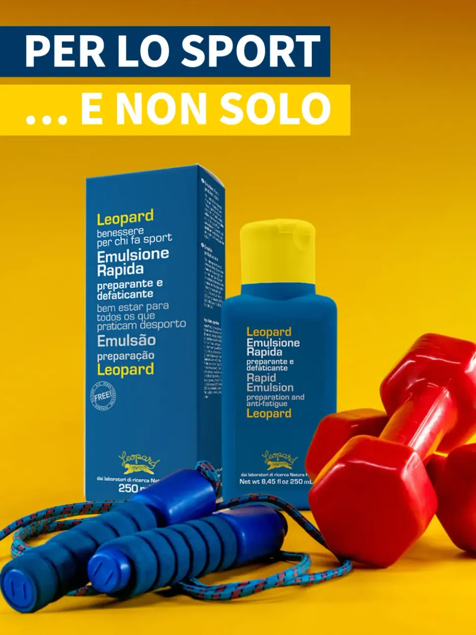 Natura House Leopard Sport massagelotion 250 ml