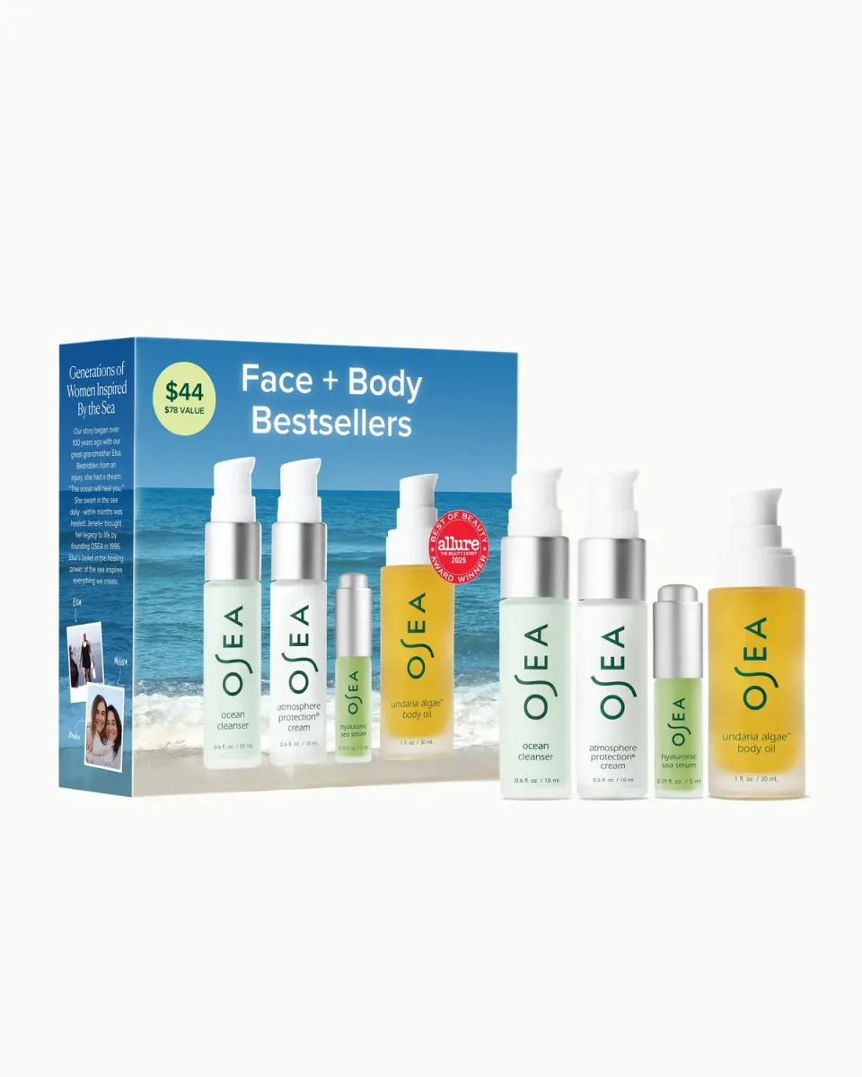 Osea Face + Body Bestsellers verzorgingsset glow