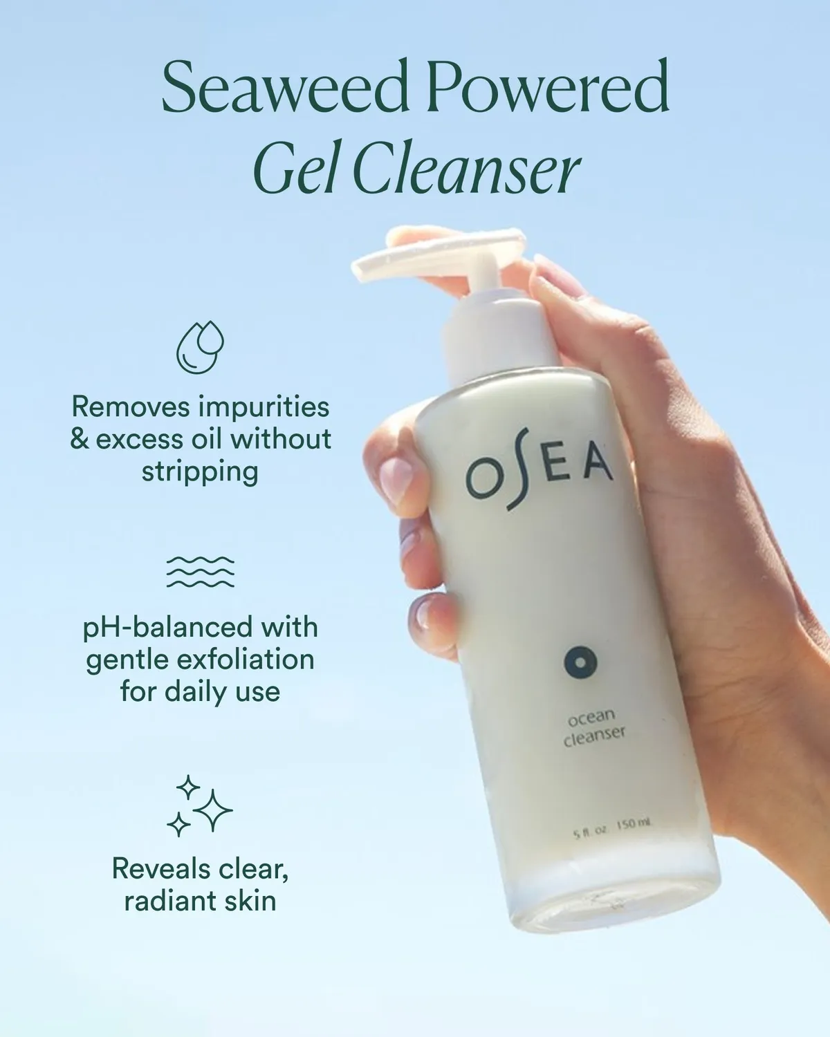 Osea Ocean Cleanser gelreiniger 5 oz pH-neutraal