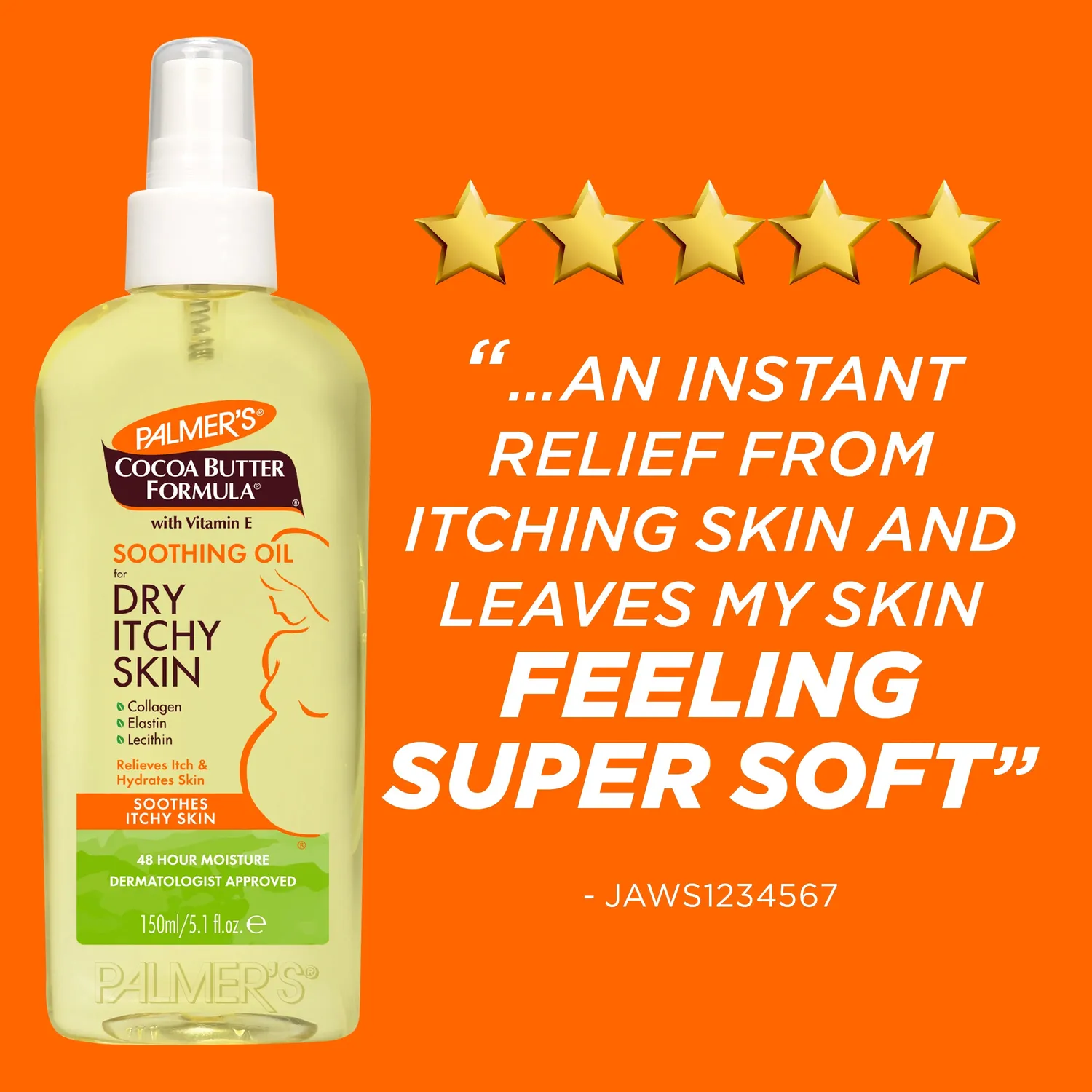 Palmer's Cocoa Butter Soothing Oil 5.1 fl oz droge huid