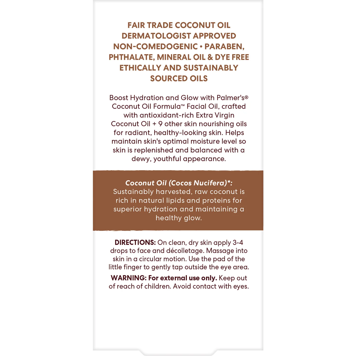 Palmer's Coconut Oil gezichtsset olie + scrub droge huid