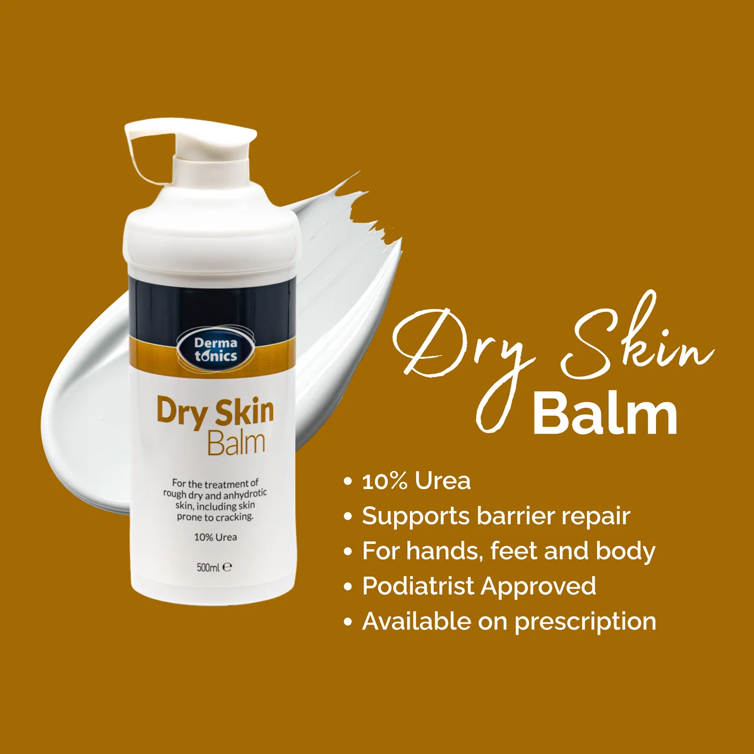 Dermatonics Dry Skin Balm voetbalsem 200ml set van 6 voor droge huid