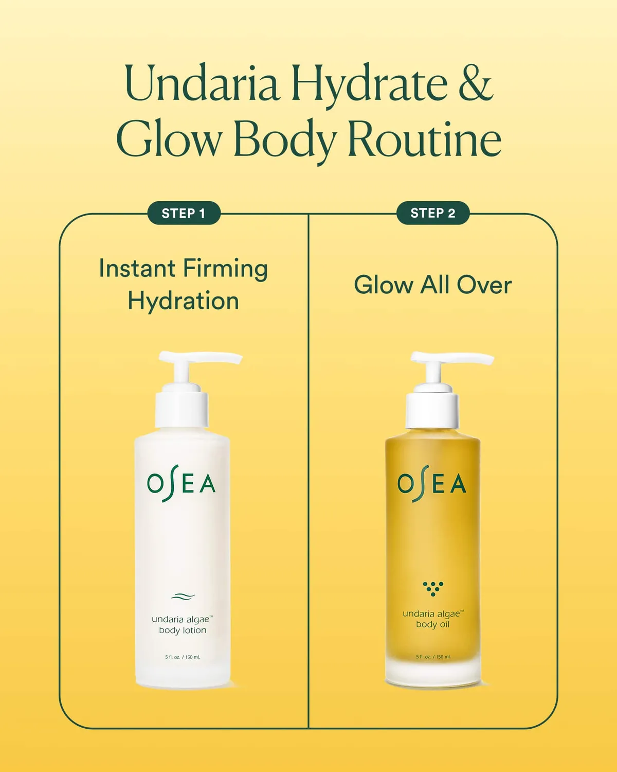 Osea Undaria Body Bestsellers bodyset lotion + olie verstevigend