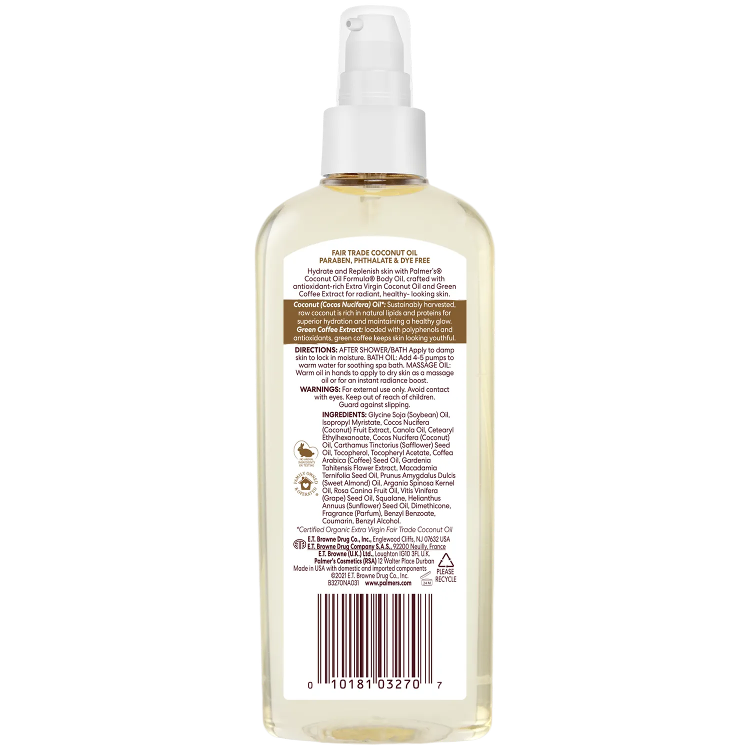 Palmer's Coconut Oil Body Care bodyset droge huid 2-delig