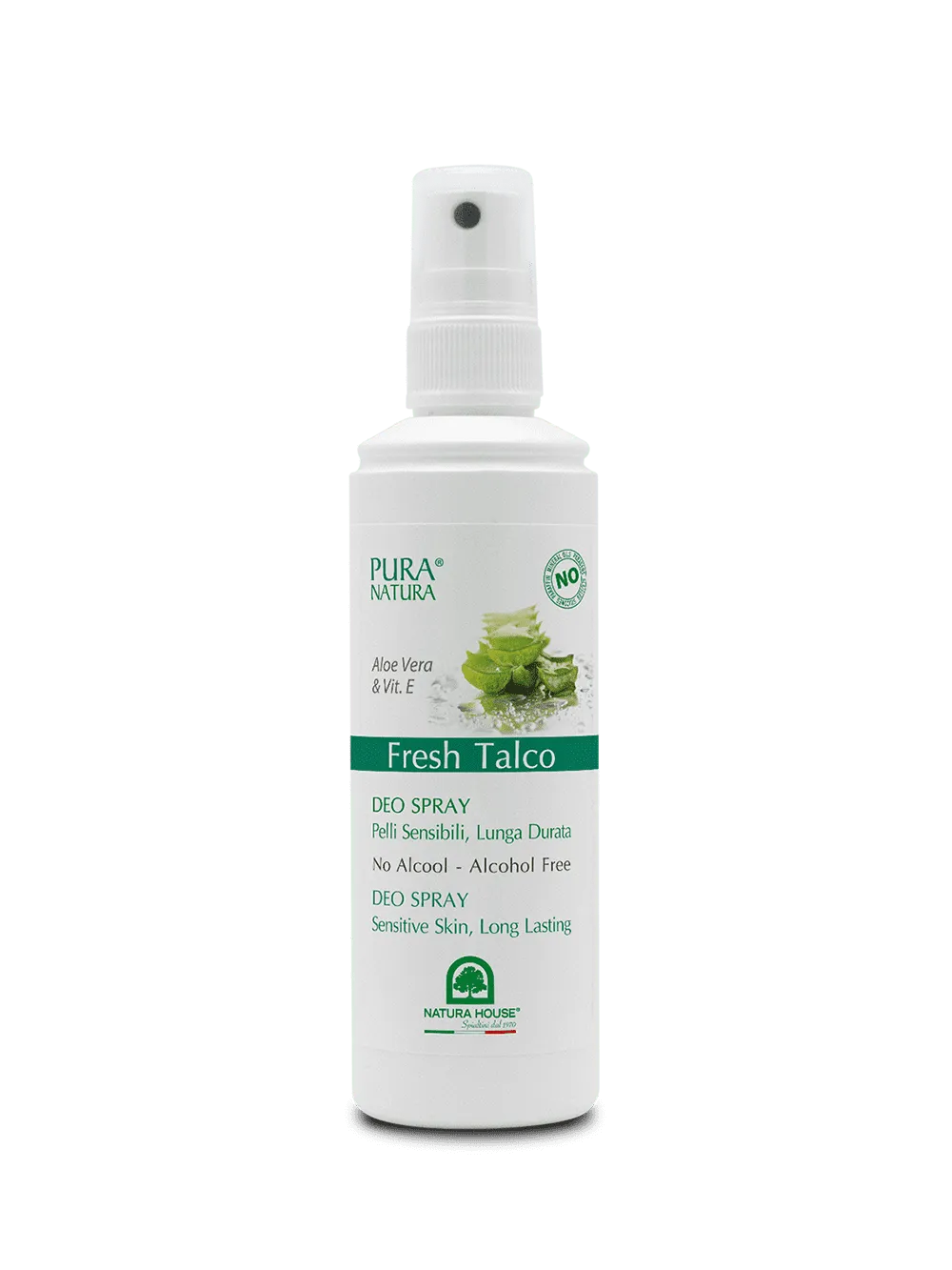 Natura House Deo Fresh Talco deodorant spray 100 ml gevoelige huid