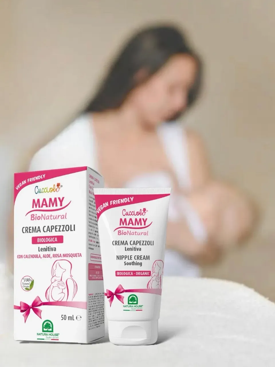 Natura House Cucciolo Mamy Natural Soothing Tepelcrème 50ml Zonder Parfum