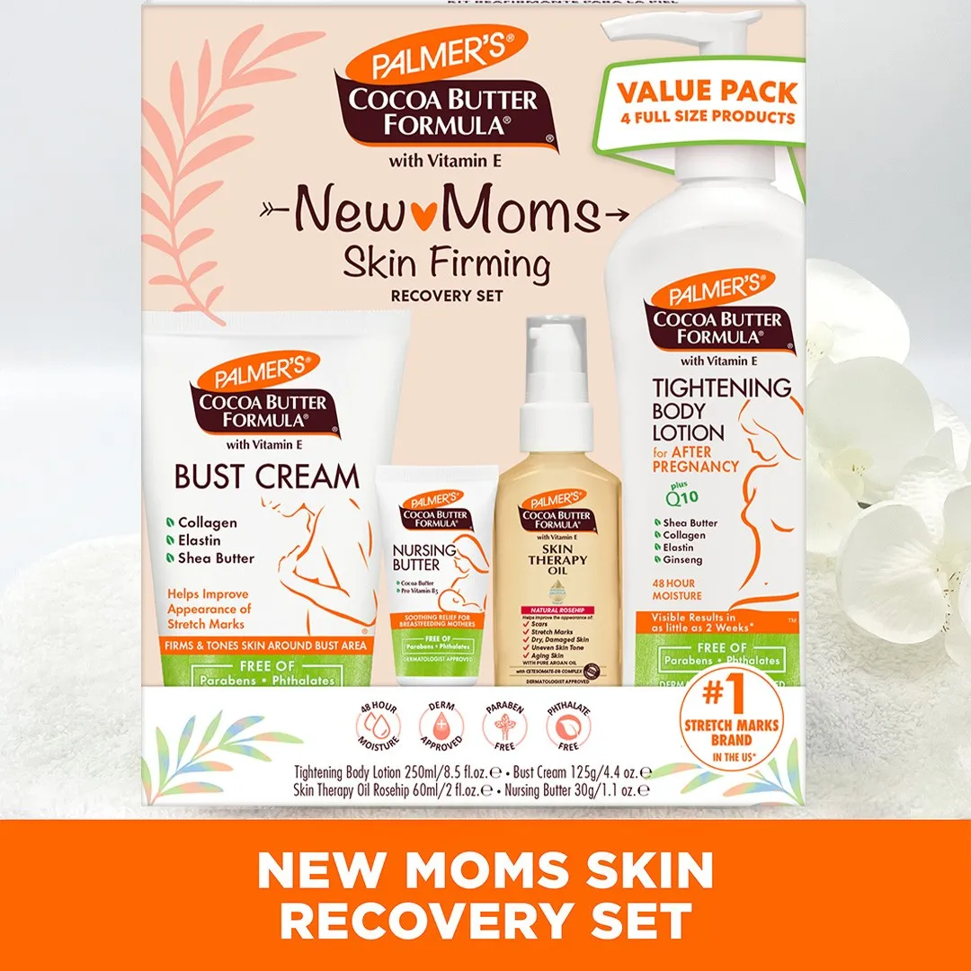 Palmer's New Moms Post-Pregnancy Huidset 4-delig verstevigend