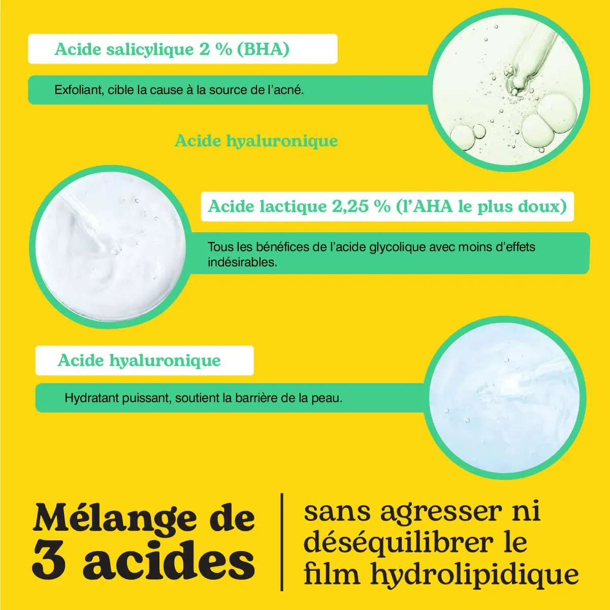 Beesline Balancing Mattifying Serum BHA AHA vettere huid