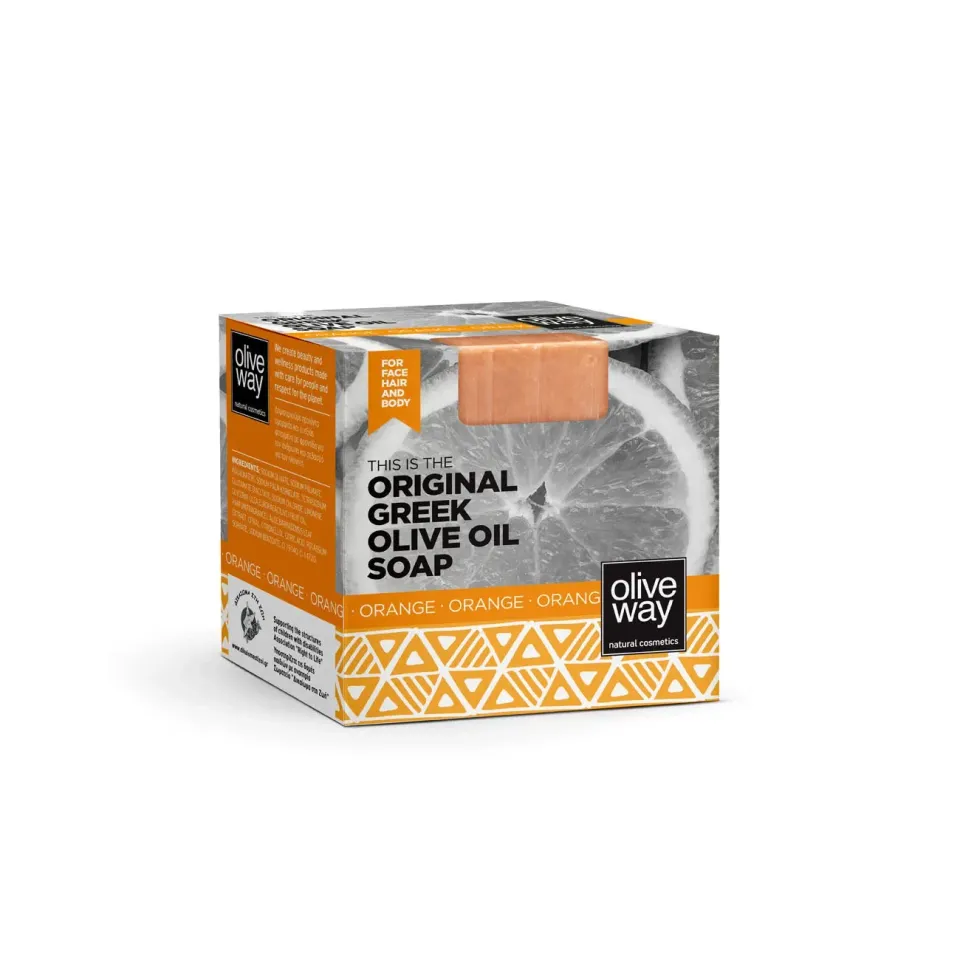 Oliveway Pure olijfzeep sinaasappel alle huidtypen