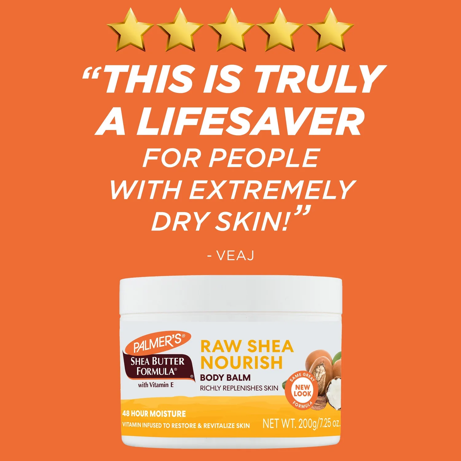 Palmer's Raw Shea Nourish Body Balm lichaamsbalsem 7.25 oz ruw